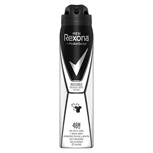 Rexona Desodorante Antitranspirante Invisible Black&White 200Ml, 2 unidades