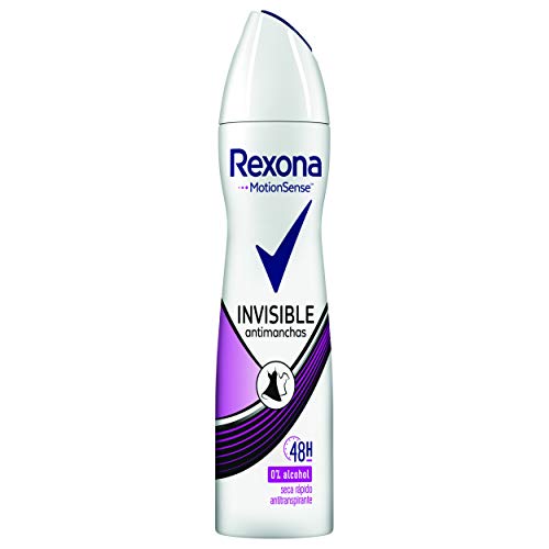 Rexona Desodorante Antitranspirante Invisible On Black&White Clothes - Pack de 6 x 200 ml (Total: 1200 ml)
