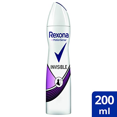 Rexona Desodorante Antitranspirante Invisible On Black&White Clothes - Pack de 6 x 200 ml (Total: 1200 ml)