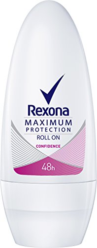 Rexona Women Desodorante Roll On Maximum Protection Confidence – transpirant, 6 pack (6 x 56 g)