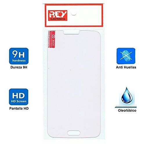 REY Protector de Pantalla para Samsung Galaxy S5 / S5 Neo Cristal Vidrio Templado Premium
