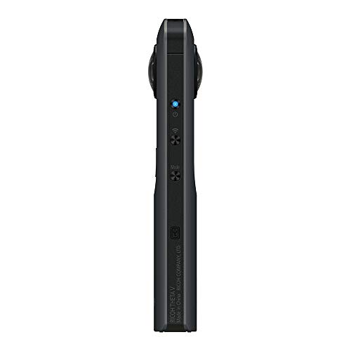 Ricoh Theta V - Cámara esférica 360° de 14 MP (Bluetooth, Android, 4K) color gris metalizado