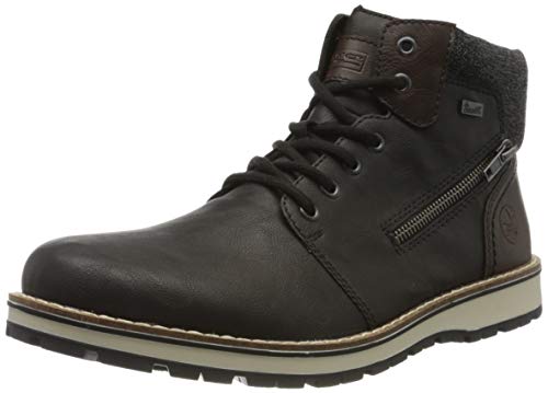 Rieker Herbst/Winter, Botas Clasicas para Hombre, Negro (Schwarz/Kastanie/Granit 01), 41 EU