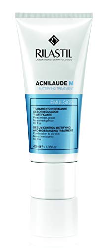 Rilastil Acnilaude M - Emulsión Seborreguladora y Matificante para Pieles Mixtas y Grasas - 40 ml