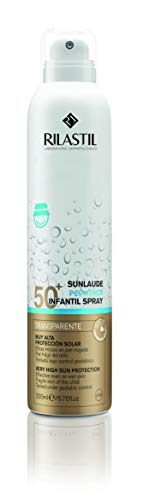 Rilastil Sunlaude Pediatrics - Spray de Protección Solar Infantil, SPF 50+, 200 ml