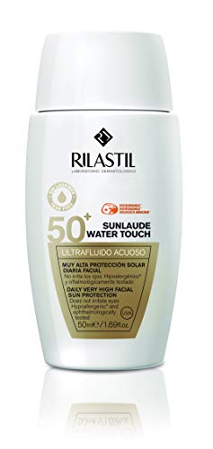Rilastil Sunlaude Water Touch - Ultrafluido Facial de Protección Solar SPF 50+, 50 ml