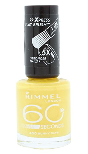 RIMMEL LONDON - 60 SECONDS - Nagellack - Nail Polish - Vernis a Ongles - 8ml - color: 450 Sunny Days