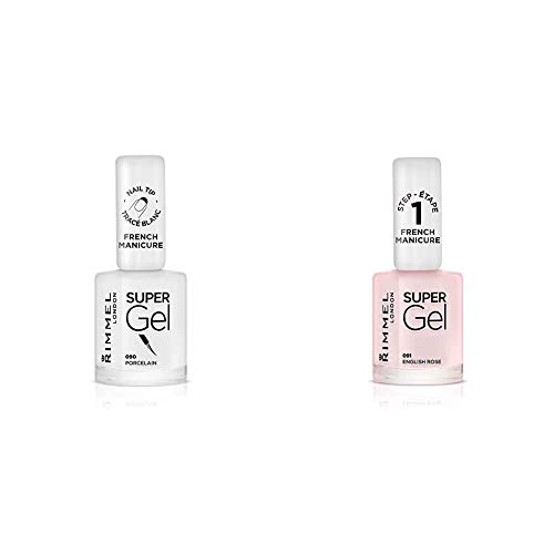 Rimmel London Super Gel Esmalte de Uñas Tono 90-47 gr + Rimmel London Super Gel Esmalte de Uñas Tono 91 - 12 ml