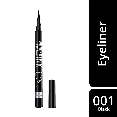 Rimmel London Wonder'Ink Liner Eyeliner Liquido, Tono 001, 1.20 Ml 140 g