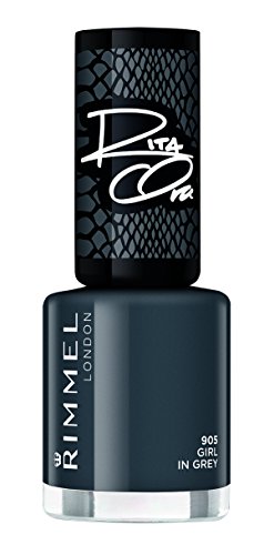 Rimmel Nail Polish 60 Seconds Super Shine By Rita Ora 905 Girl In Grey Lakier do paznokci 8ml