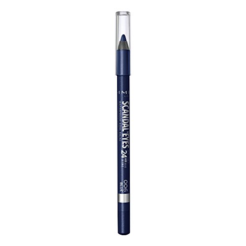Rimmel Scandaleyes – Lápiz waterproof para ojos Khôl – Deep Blue (azul) 1, 2 g