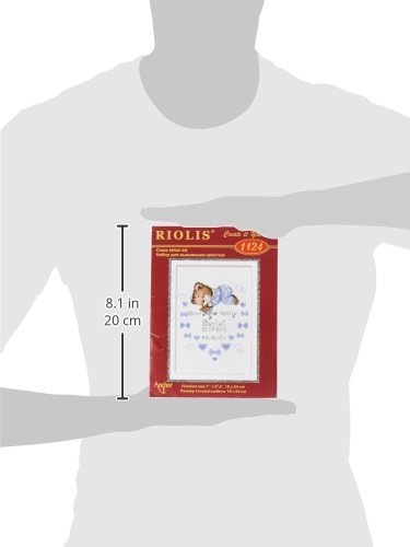 Riolis Kit de Punto de Cruz Certificado de Nacimiento (Niño)