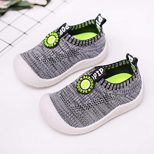 Riou Zapatillas Deportivas Unisex para niños y niñas Casuales Antideslizante Zapatillas Tejido Hueco Transpirable Calzado Deportivo Calcetines Zapatos Ligeras