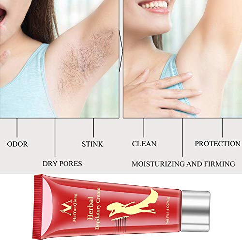 RISTHY Crema Depilatoria Mujer,Crema Eliminación Permanent Hombres Sin Dolor Suave para Piernas,Axilas,Zona Íntima,Quitar Rápido Vello Púbico,Inhibidora de Crecimiento de Cabello