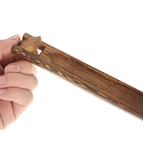 Ritte 2 Piezas Madera Quemador Incienso, Quemador Incienso Madera Ajustable para Colector Cenizas, Decoración del Hogar del Jardín (Madera de ala Pollo)