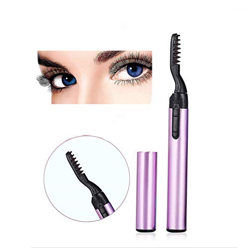 Rizador de pestañas con calefacción,Milai Rizador de pestañas, Mini Automático Caliente Rizador de pestañas eléctrico,Rizador de Pestañas Térmico,Calentamiento rápido y Long Lasting