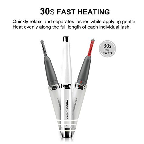 Rizador de Pestañas Eléctrico, TOUCHBeauty Recargable Rizador de Pestañas con Calefacción, Rotativo Rizador de Pestañas Térmico para Maquillaje Herramientas de Rizado de Belleza AG-1218N