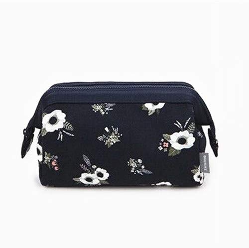 Rmeet Bolsa para Cosméticos,Portátil Bolsas de Maquillaje de Viaje Impermeable Flor Neceser de Maquillajepara Mujeres niñas