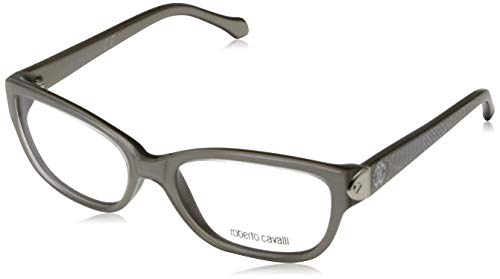 Roberto Cavalli Brillengestelle RC0770 057-55-17-135 Monturas de gafas, Gris (Gr), 55.0 para Mujer