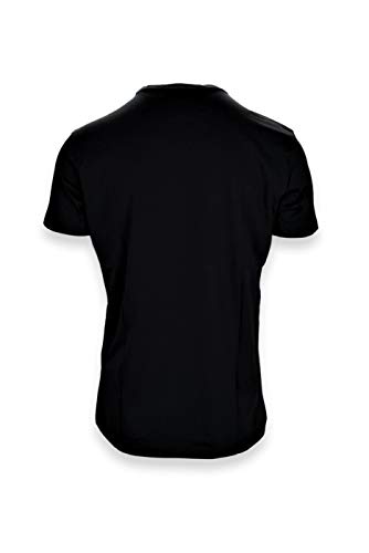 Roberto Cavalli HST625 5051 - Camiseta para hombre Negro XL