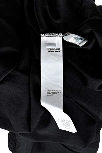 Roberto Cavalli HST625 5051 - Camiseta para hombre Negro XL