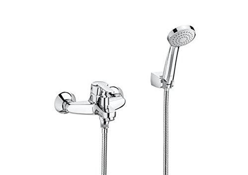Roca A5A3125C00 A5A0125C02 Mezclador Monomando Baño-Ducha, Coleccion Victoria, Cromado