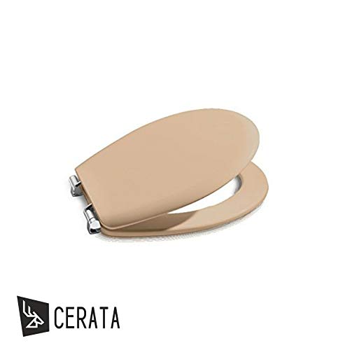 Roca A801390194 - Asiento y tapa, colección Victoria, color visón