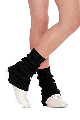 Roch Valley SLW - Calentadores de piernas para Mujer, Mujer, 1SLWB90, Negro, 90 cm