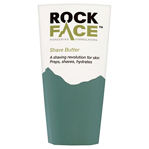 Rockface Shave Butter 75ml - cremas de afeitar (Hydrating, Nutritiva, Aloe vera, Tubo, Illipe butter, shea butter, coconut juice, aloe juice)