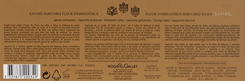 Roger y Gallet jabé³n D'Osmanthus, Set 3 x 100 g, 300 g