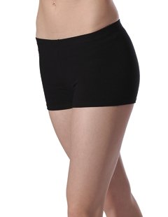 Roh Valley CTHIP Cotton/Lycra Hipster Style Shorts, Pantalones cortos para Mujer, Negro, Small (Manufacturer Size: 3)