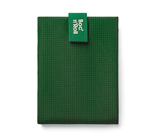 Roll'eat - Boc'n'Roll Active Bolsa Merienda Porta Bocadillos Ecológica y Reutilizable sin BPA, Verde