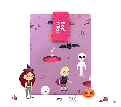 Roll'eat - Boc'n'Roll Kids Bolsa Merienda Infantil Porta Bocadillos Ecológico y Reutilizable sin BPA, Fantasy