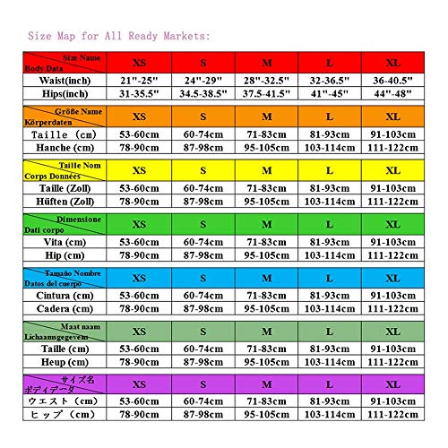 Ropa Interior de algodón desechable 100% Puro Bragas de Viaje Corte Alto Granny Briefs Blanco/Multicolor (10 Piezas) (Blanco, Mediano - Cintura 71-83cm, Caderas 95-106cm)