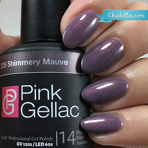 Rosa gellac UV esmalte de uñas 224 Soft Purple. Profesional Gel Esmalte de Uñas Shellac para al menos 14 días perfecto brillante clavos