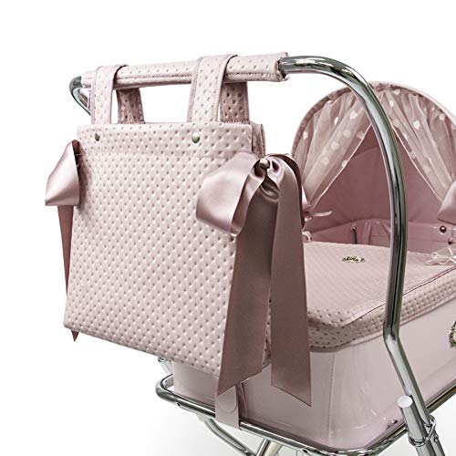 Rosa Roca Coche Bebelux Sweet Love 95 cms con Bolso