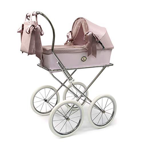 Rosa Roca Coche Bebelux Sweet Love 95 cms con Bolso