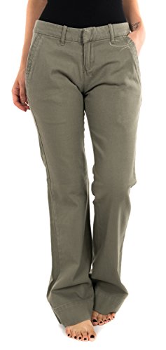 Roxy Pantalón vaquero verde caqui talla baja baja modelo Wish You Were Here 25 26 27 28 29 30 31 32 33 XS S M L XL 34 36 38 40 42 44 verde caqui 36-38