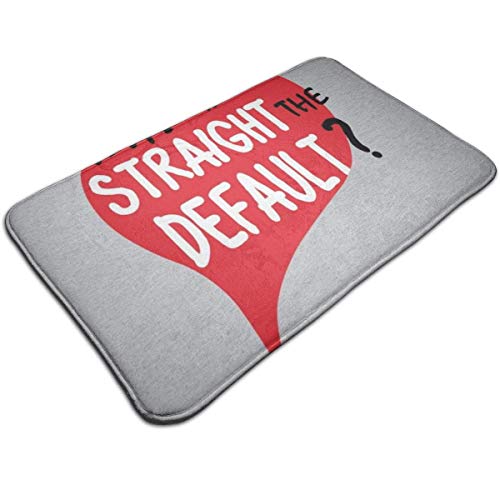RTRTRT Alfombra Why is Straight The Default Door Mat Entrance Non-Slip Bath Mat Kitchen Floor Carpet Mat 19.5 X 31.5 Inch Absorbent Area Rugs