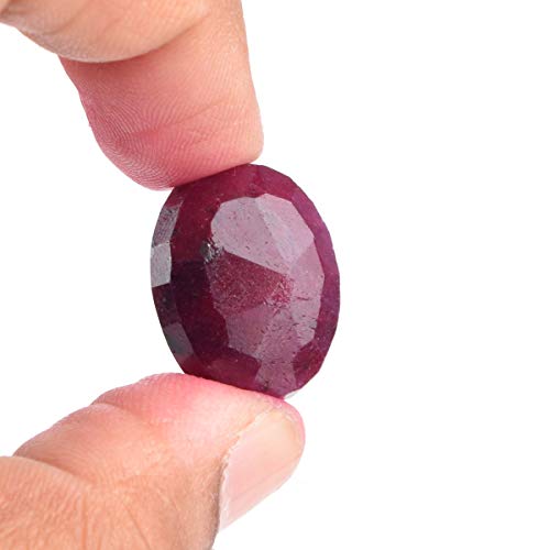 Rubí Rojo Genuino de Rubio Rojo Certificado 29.50 Ct Egl, Rubí Brillante, Piedra Suelta Rubí Oval de Forma Oval