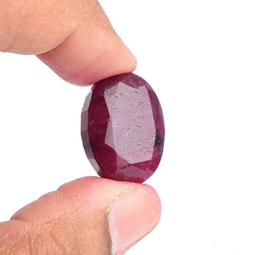 Rubí Rojo Genuino de Rubio Rojo Certificado 29.50 Ct Egl, Rubí Brillante, Piedra Suelta Rubí Oval de Forma Oval