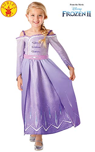 Rubies 300460 5-6 Disney Frozen 2 - Disfraz de Frozen 2, para niñas, multicolor