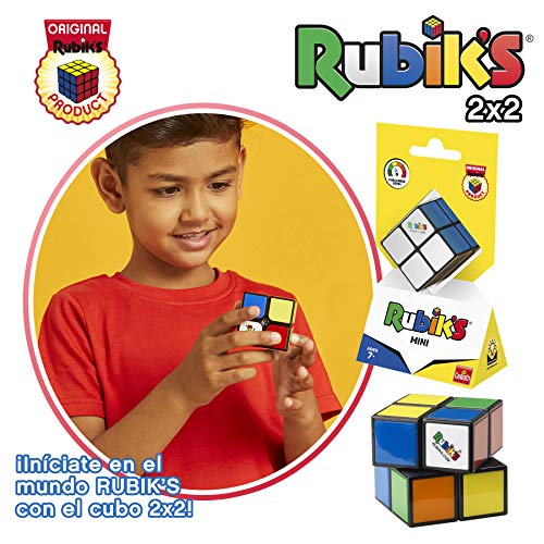 Rubik's Rubik´s 2x2 El Cubo Auténtico, Multicolor, 15.2 x 4.3 x 2.3 (Goliath 72103)