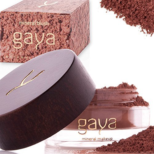 Rubor Mineral En Polvo Para El Rostro – Vegano 100% Natural – Sombra BF3 – Rubor Para Todo Tipo De Piel Con Resultados Duraderos En El Tiempo – En Un Frasco De 9gr