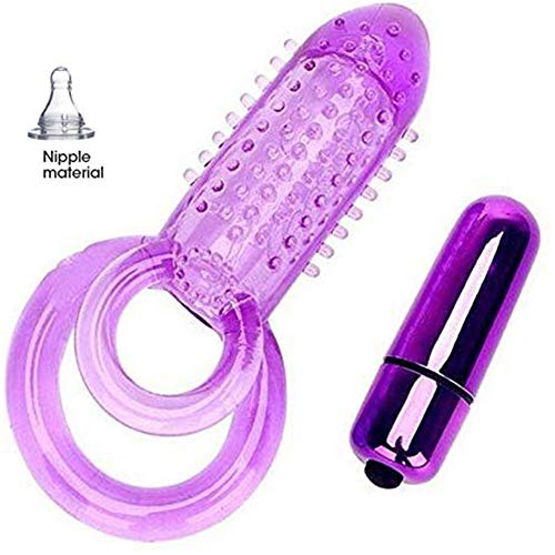 Ruimanda Doble Cerradura De Anillo. Amortiguador De Precisión, Collar Masculino De Vibración Púrpura Roland, Adecuado Para Relajar El Anillo De La Camiseta De Los Hombres Musculares