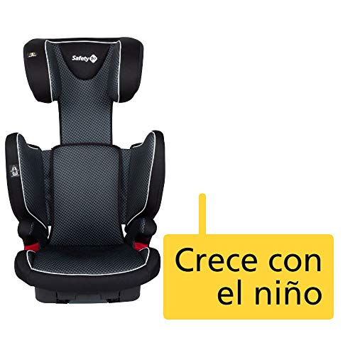 Safety 1st Road Fix Silla Coche Grupo 2 3 Isofix, crece con el niño 3-12 años (15-36 kg), Protección lateral segura, Ajuste fácil y seguro, color Pixel Black