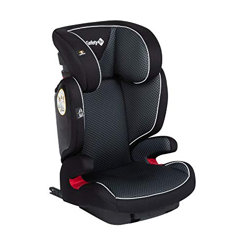 Safety 1st Road Fix Silla Coche Grupo 2 3 Isofix, crece con el niño 3-12 años (15-36 kg), Protección lateral segura, Ajuste fácil y seguro, color Pixel Black