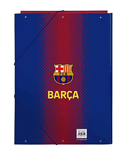 Safta- F.C. Barcelona Carpeta Folio con 3 Solapas, 260x25x335 mm (512029068)