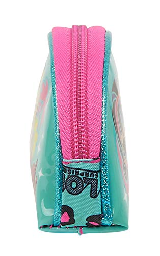 Safta- LOL Surprise Accesorio de Viaje- Billetera, Color Celeste/Rosa, 95x70x25 mm (812047725)