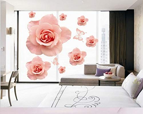 Sala de estar porche TV fondo decoración de la pared pegatinas de pared a prueba de agua 60 * 90 cm